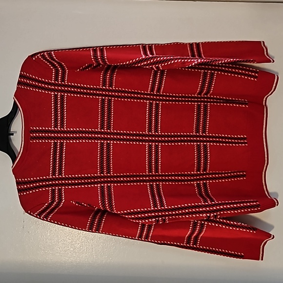 Charter Club Red and White Crew & Scoop Necks Sweaters - Picture 5 of 5